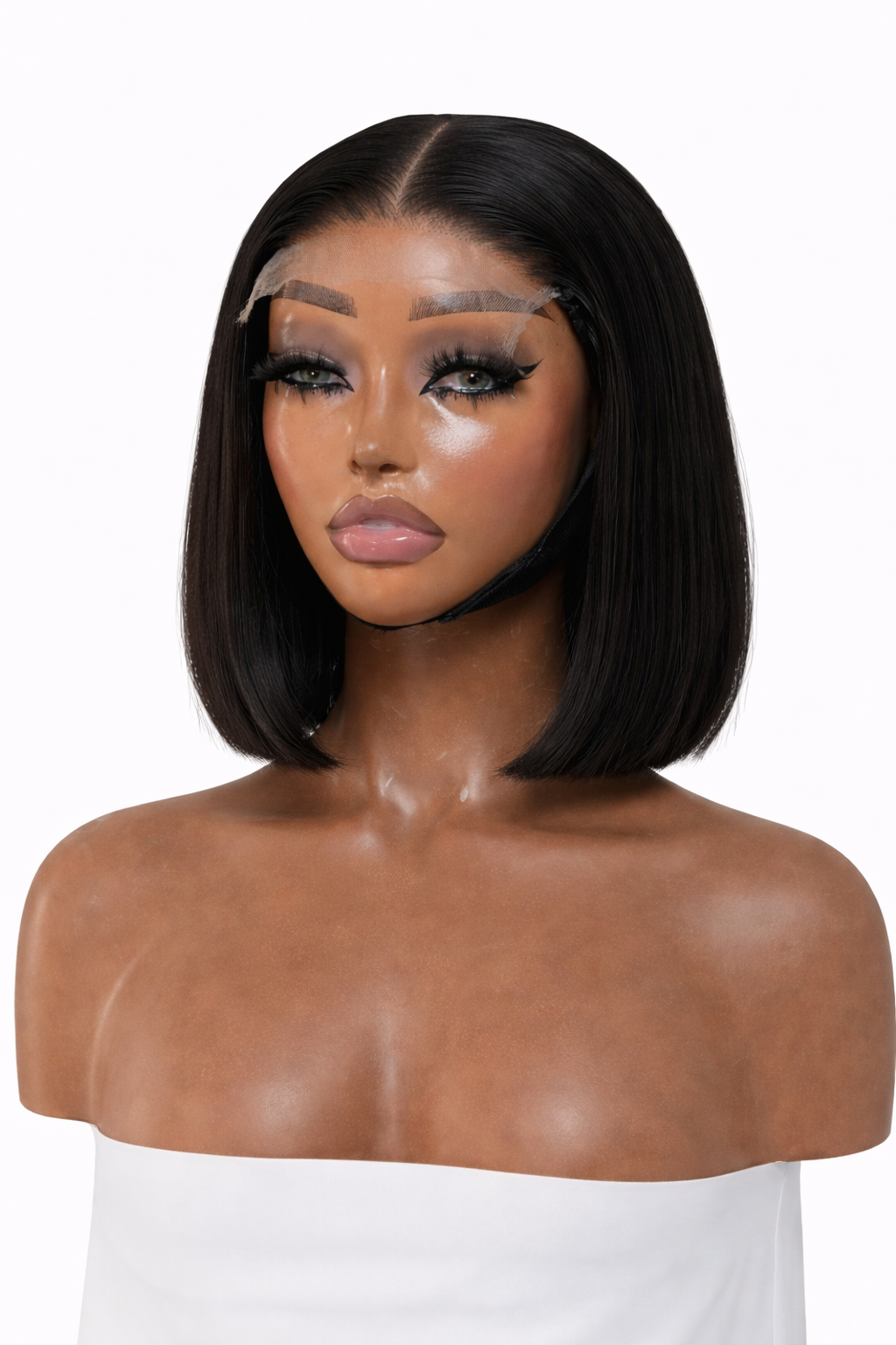 10" Straight Glueless Wig