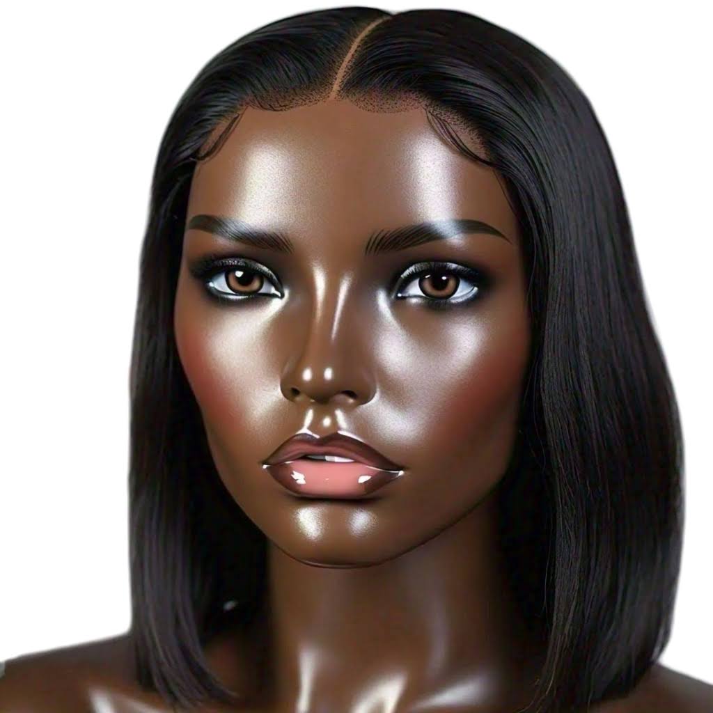 10" Straight Glueless Wig