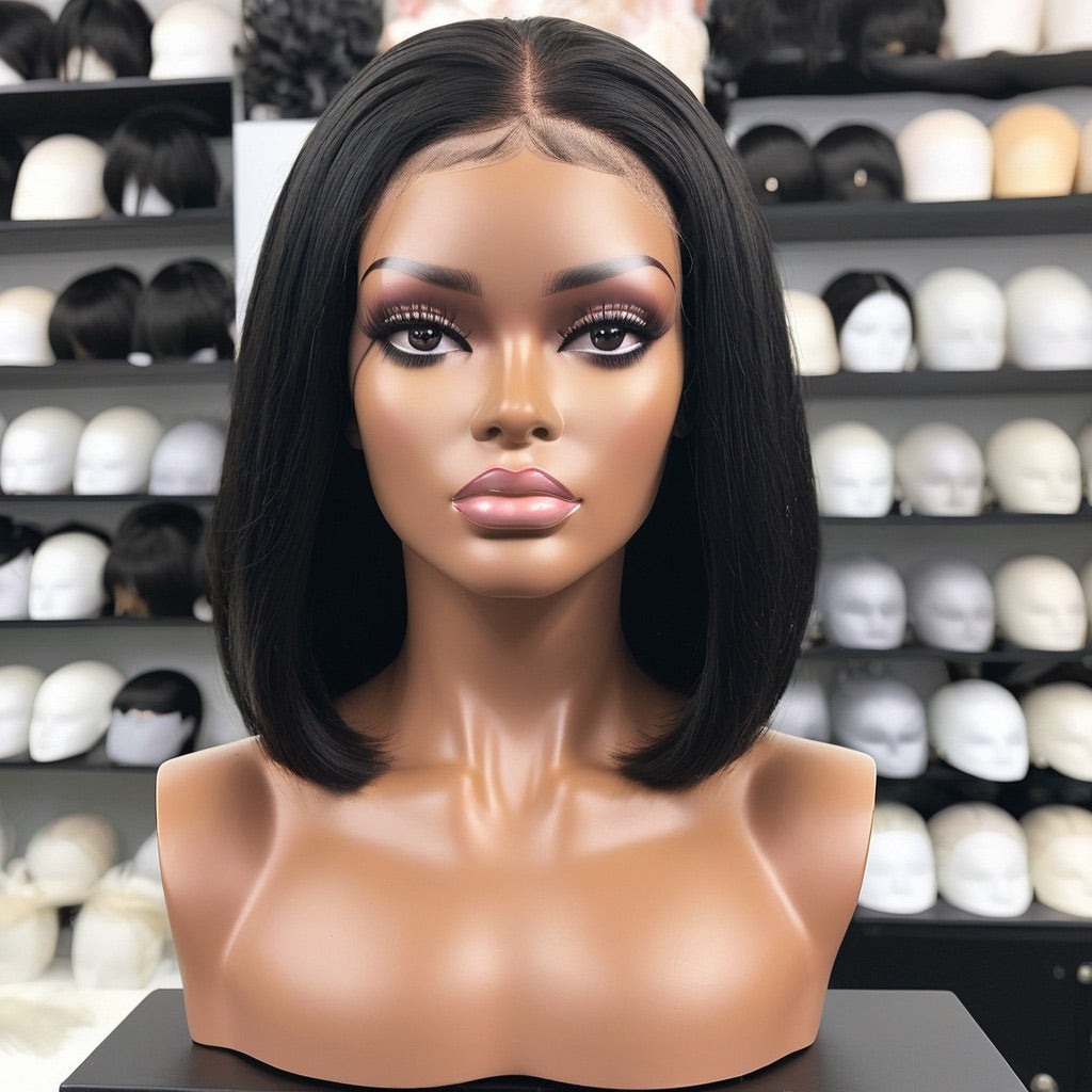 10" Straight Glueless Wig