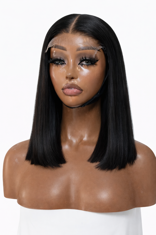12" Straight Glueless Wig
