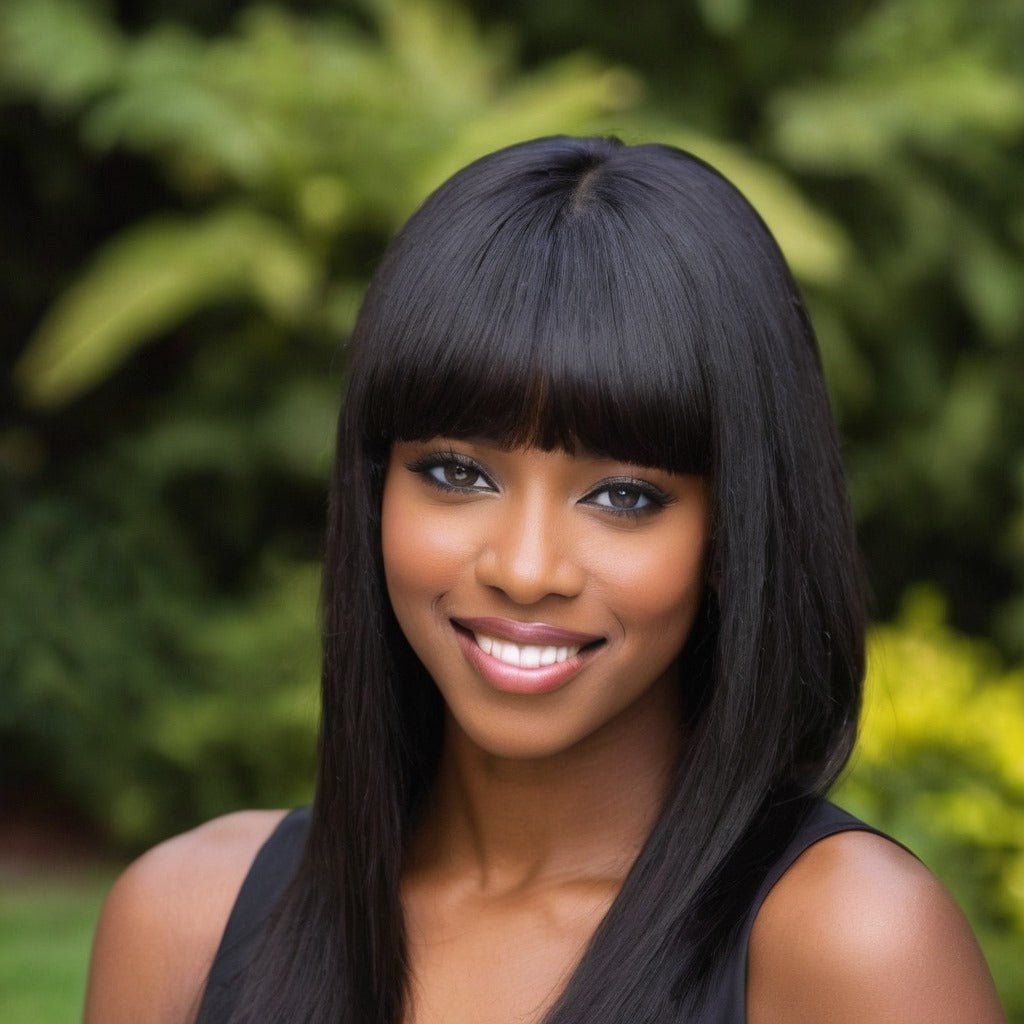 14" Fringe Straight Wig