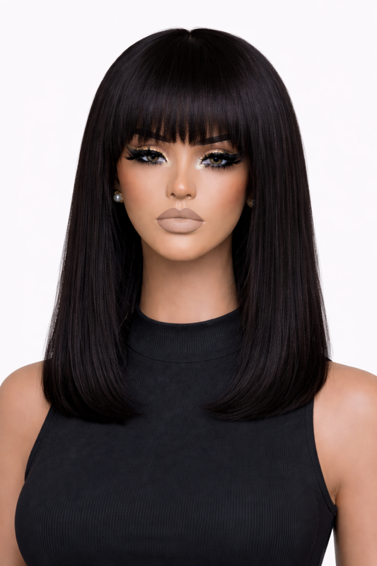 14" Fringe Straight Wig