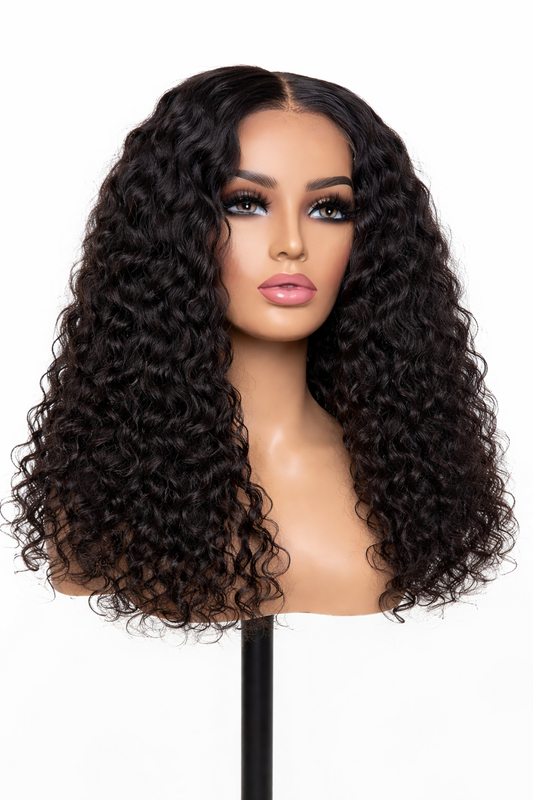 16" Glueless Waterwave Wig