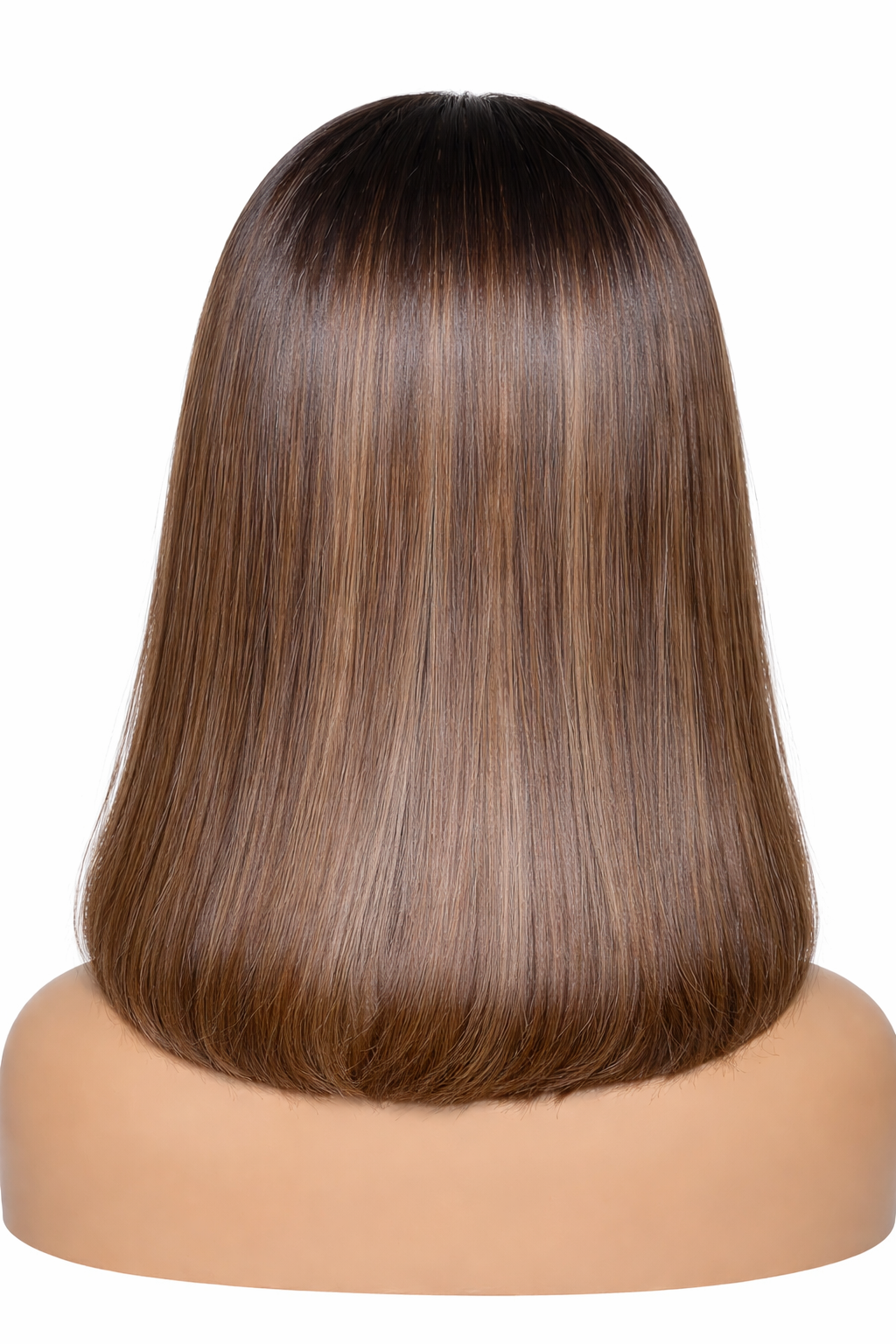 14" Vietnamese Ombre Straight Lace Front Wig